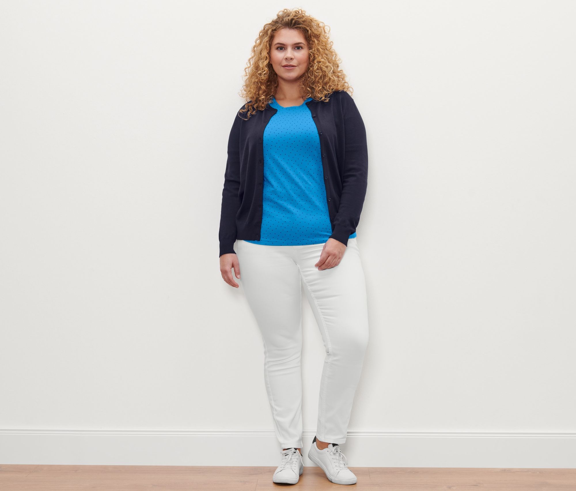 Thumbnail - Tchibo - Colored Denim »Fit Emma« - Damen - Gr. 42 - creme