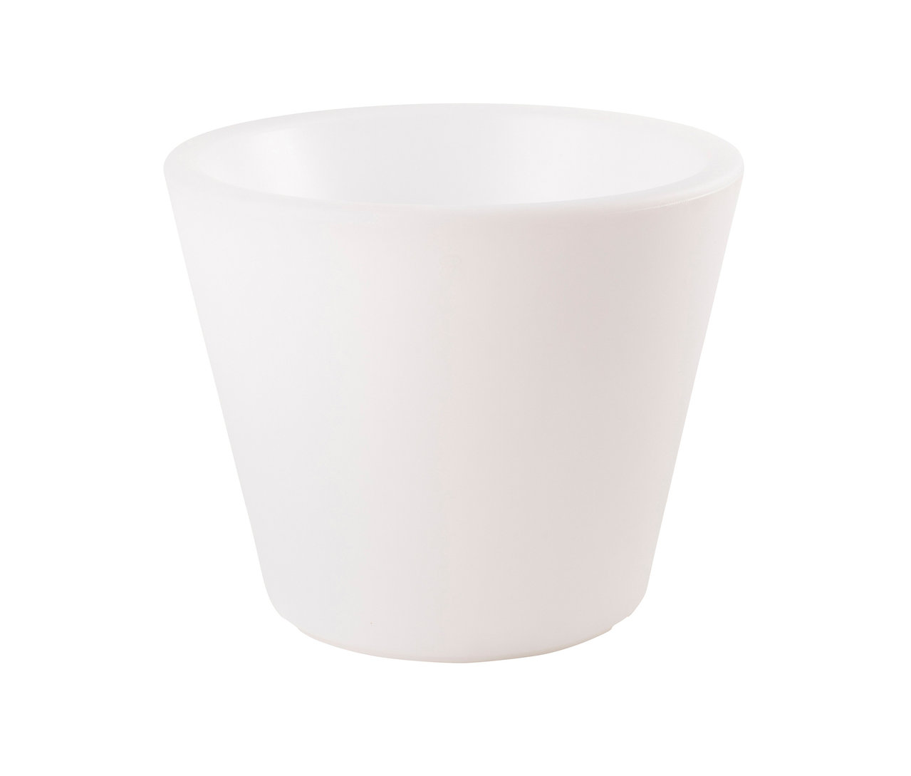 Ein weisser 8 seasons design Solar-Topf.