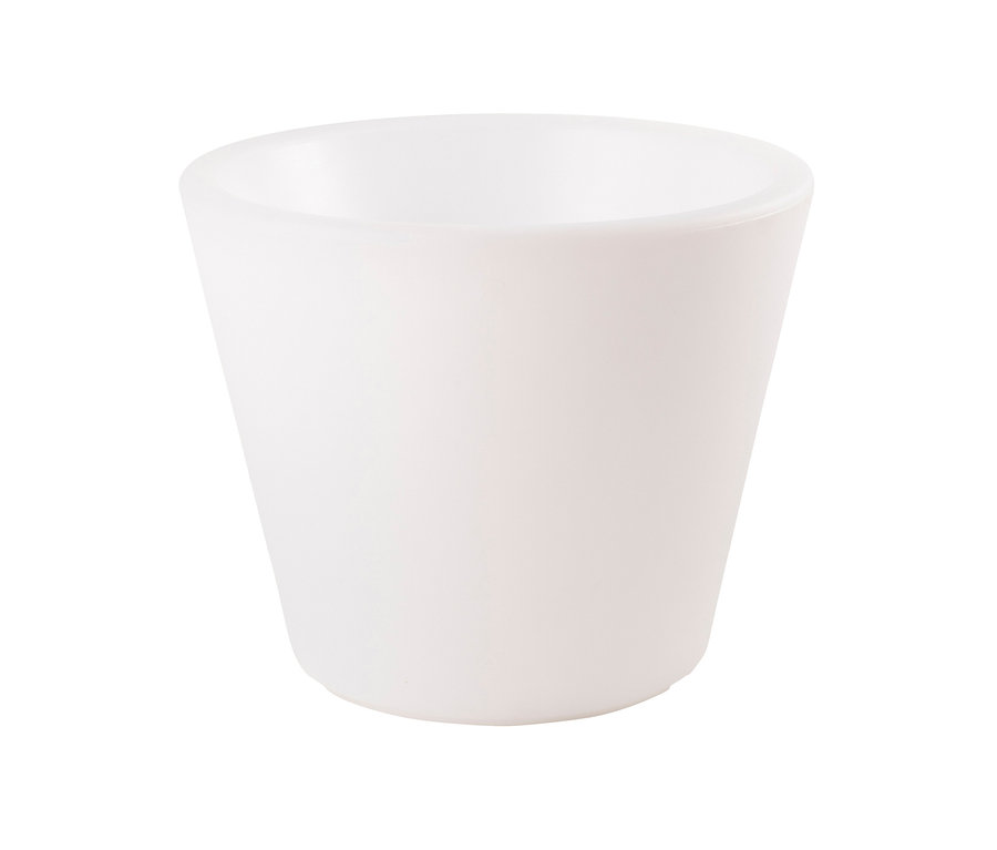 Ein weisser 8 seasons design Solar-Topf.
