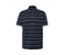 Jersey-Poloshirt, dunkelblau gestreift - Dunkelblau gestreift