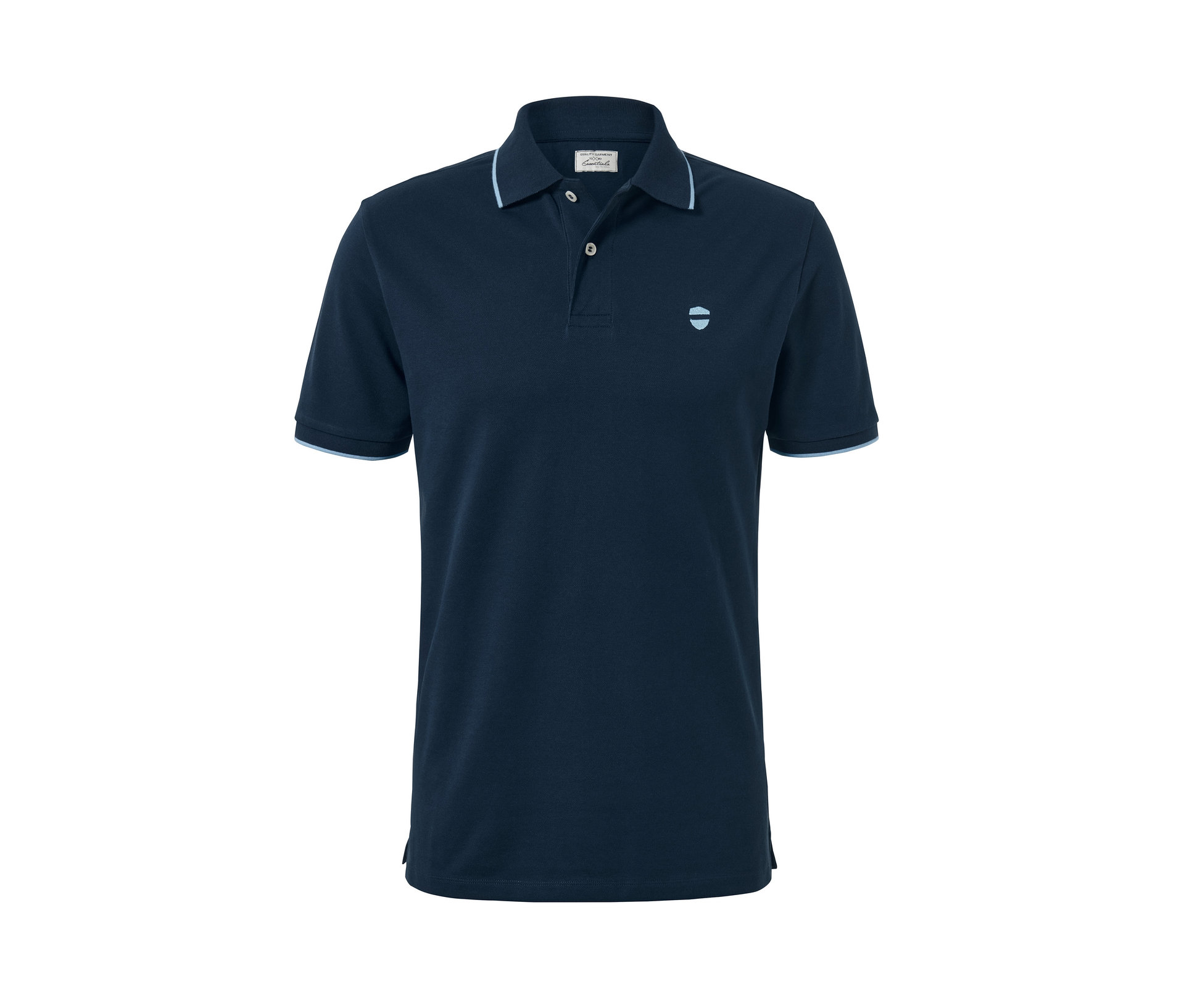 Piqué-Poloshirt - Herren - Gr. 5XL - dunkelblau - dunkelblau