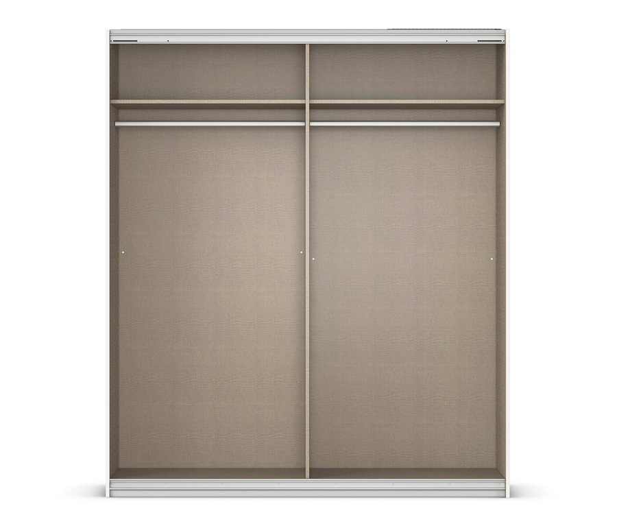 Zweitüriger Rauch Schwebetürenschrank »Abraxxas« mit Spiegelbeleuchtung.