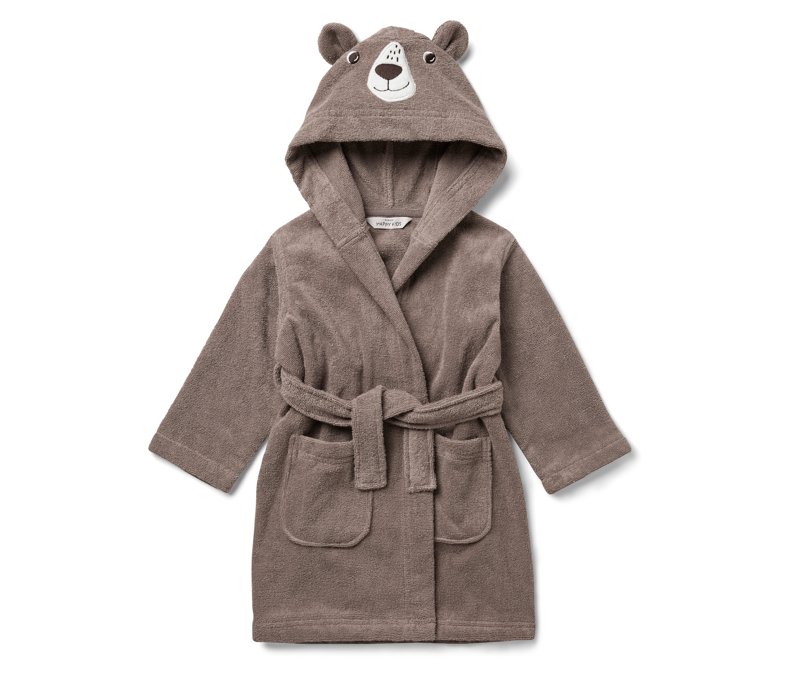 Tchibo - Kinder-Bademantel »Bär« - Herren - Gr. 98/104 - weiß