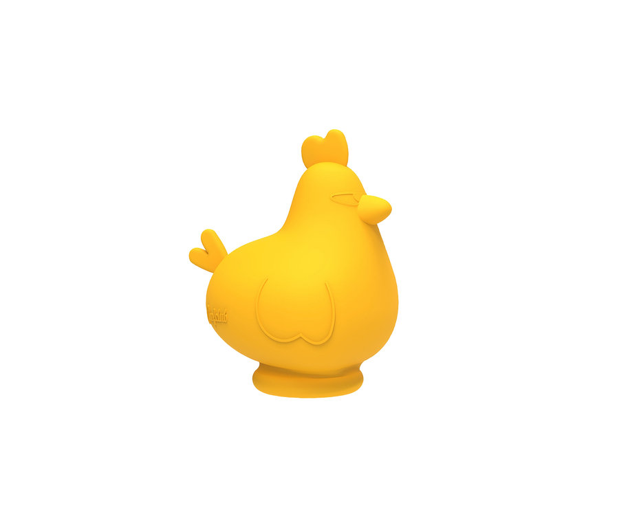 Gelbe Kükenfigur aus dem Chefclub Dessert und Keks-Back-Set.