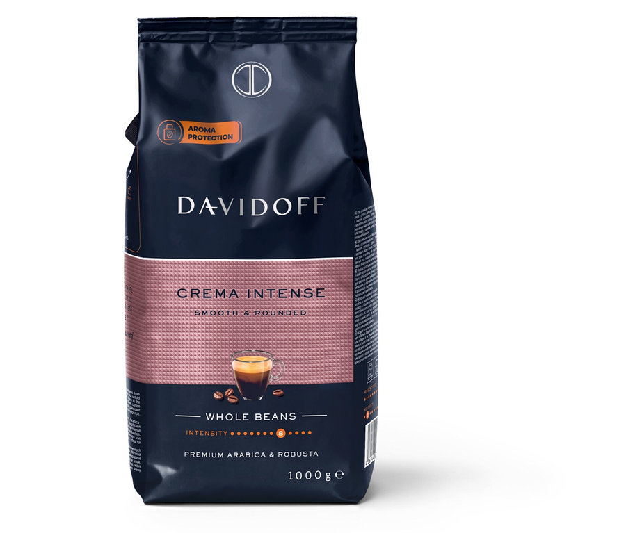 DAVIDOFF CAFÉ Crema Intense - 1 kg Ganze Bohne