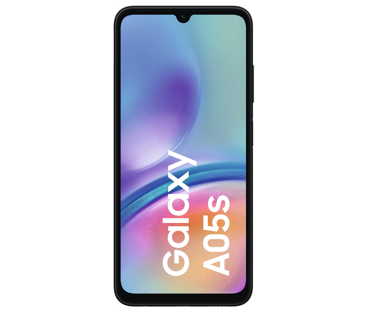 Schwarzes Samsung Galaxy A05s LTE 64GB Mobiltelefon.