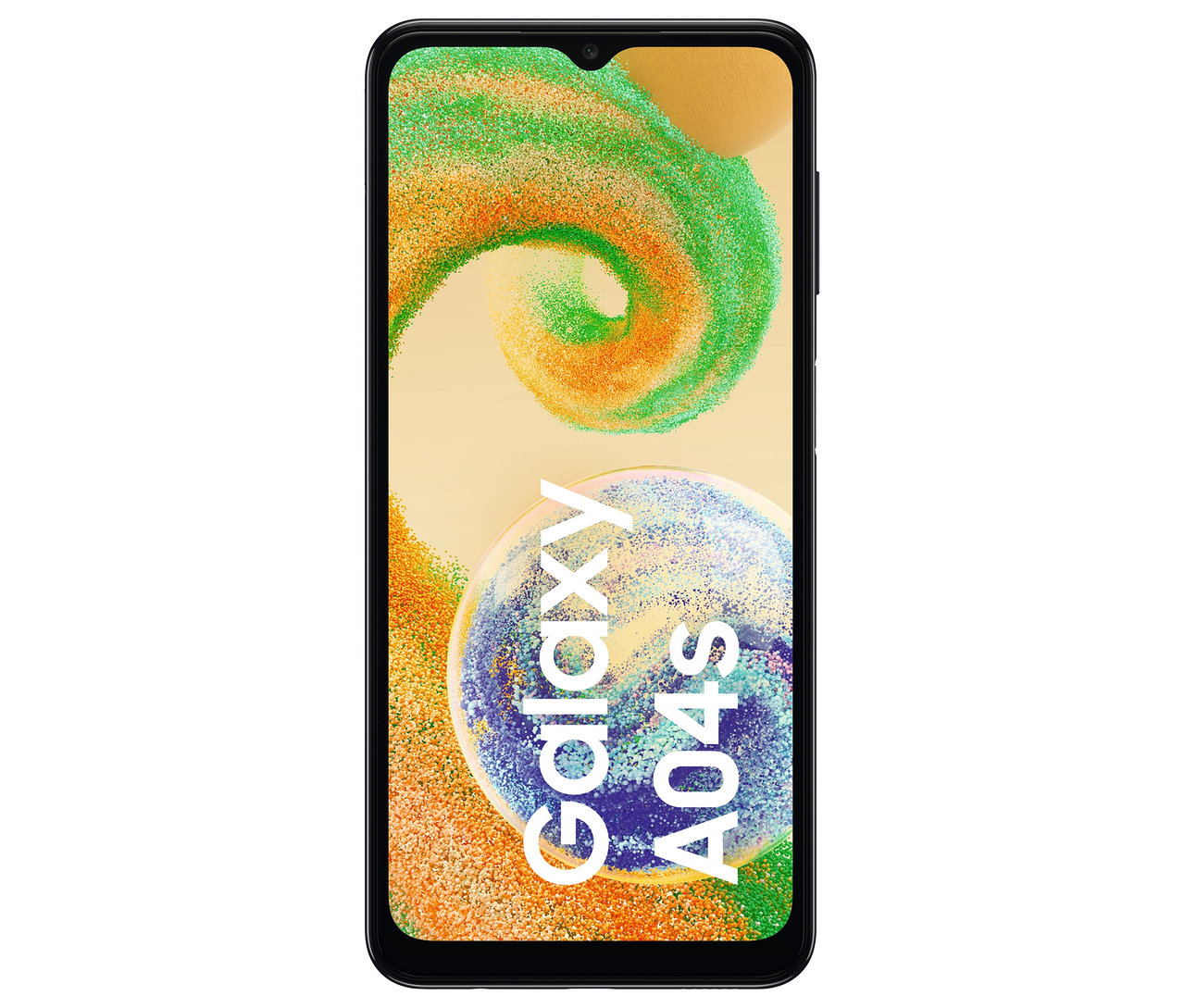 Schwarzes Samsung Galaxy A04s 32GB Smartphone.