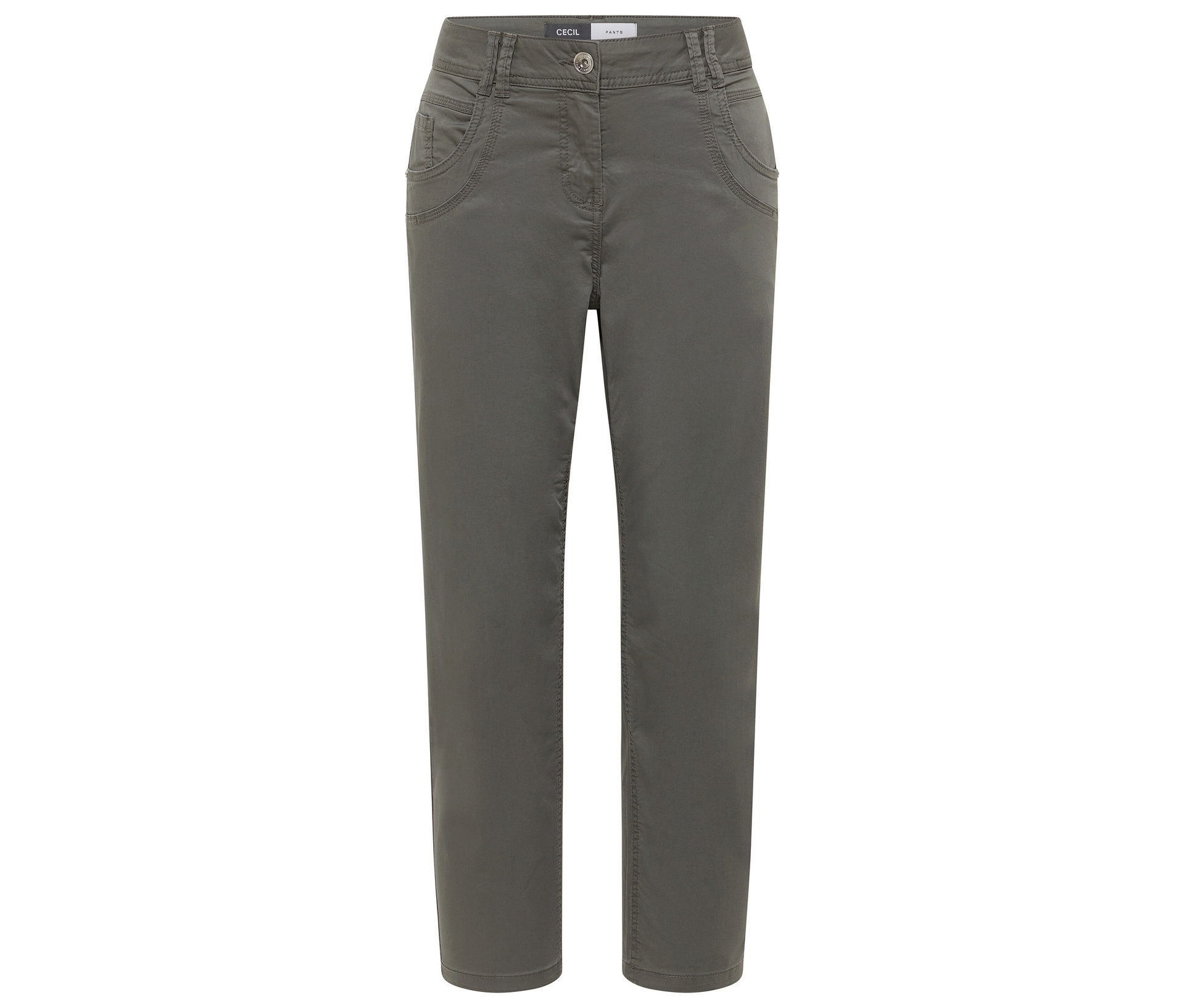 Cecil Hose - Damen - Gr. 29 - khaki - khaki