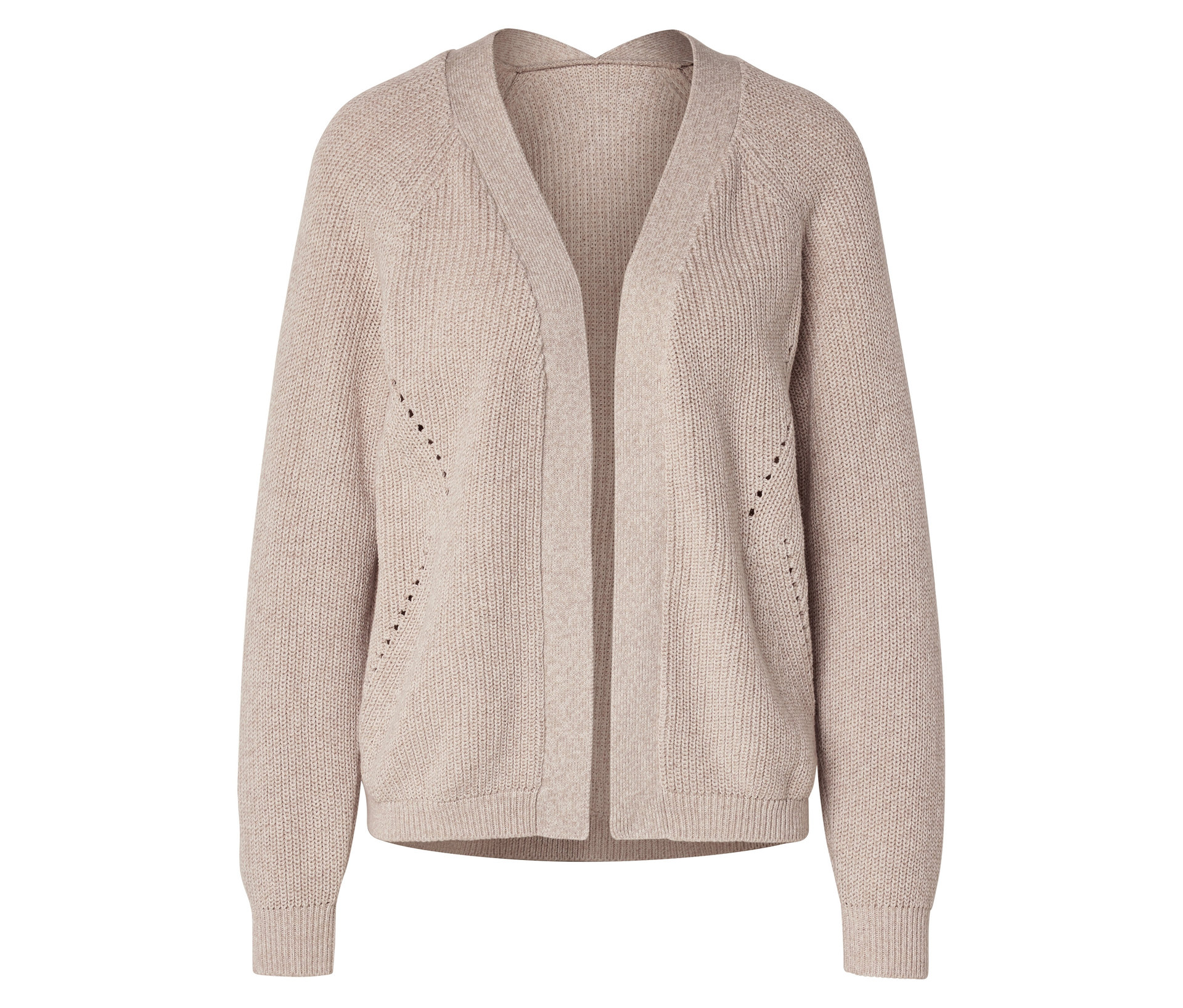 Tchibo - Offener Cardigan - Damen - Gr. M - beige