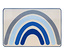 Kinderteppich »Rainbow«, blau