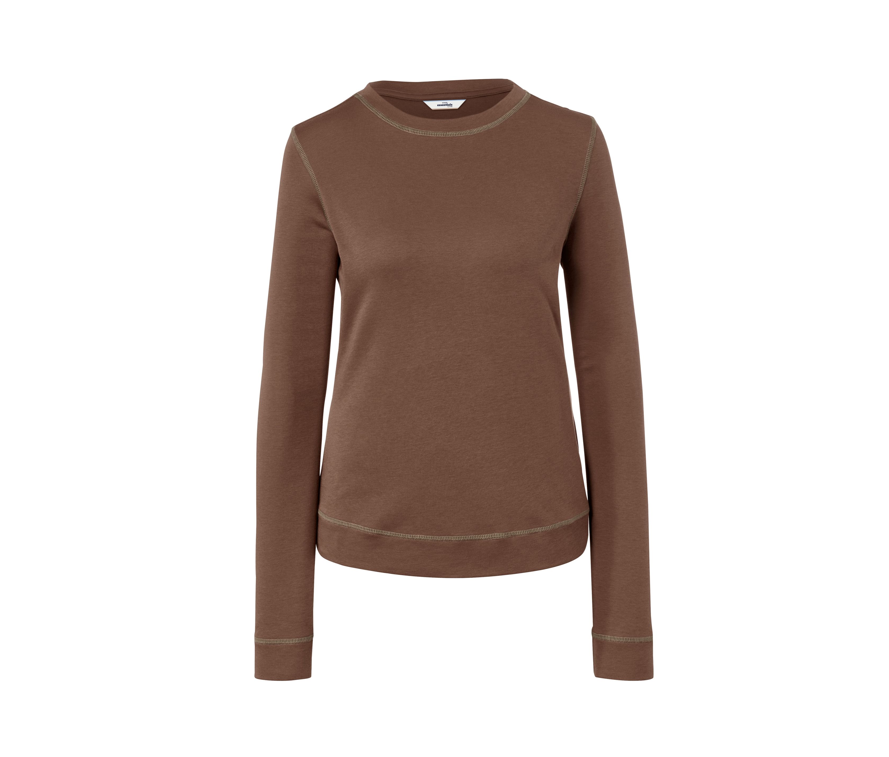 Tchibo - Langarmshirt - Damen - Gr. XL - braun