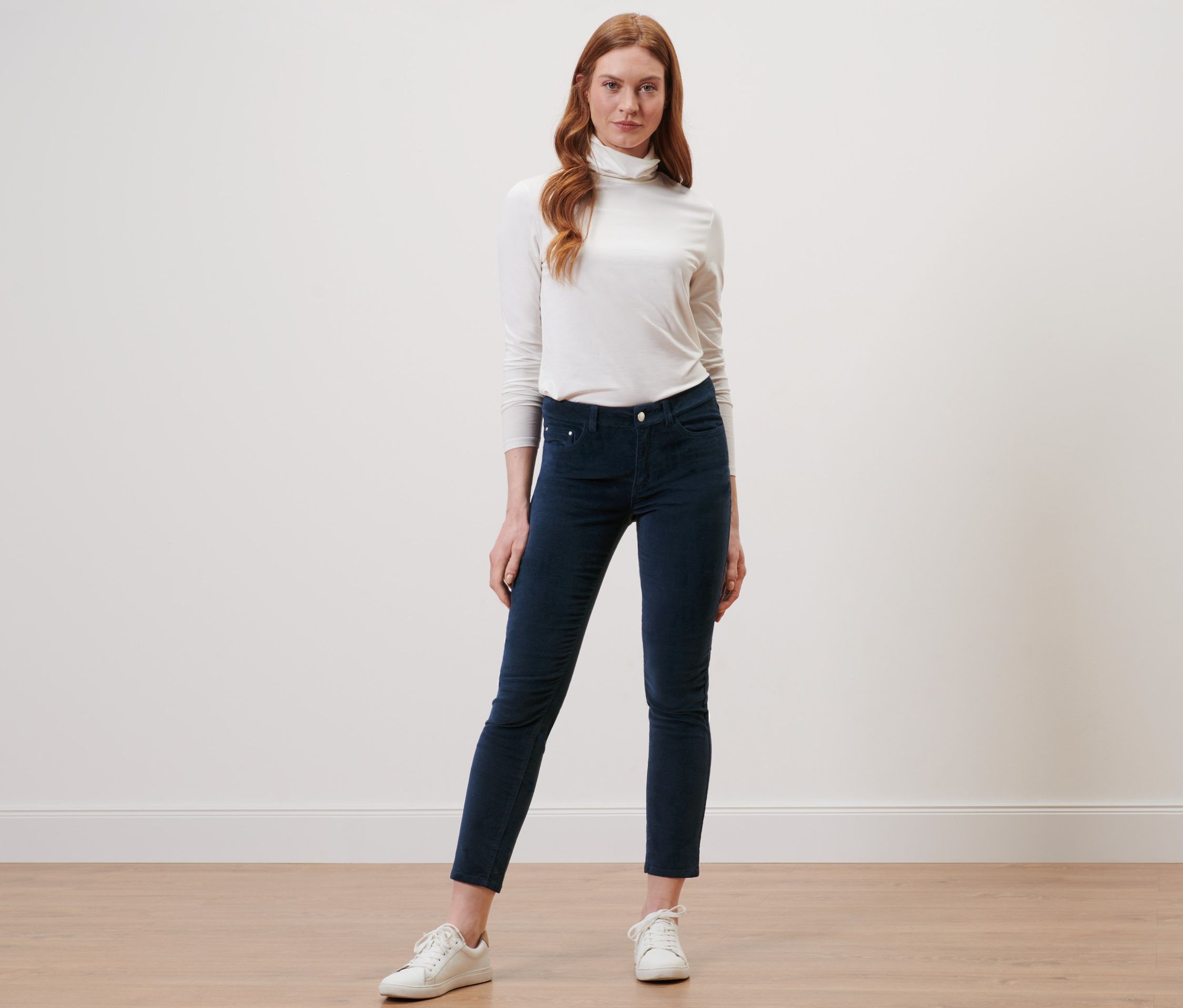 Thumbnail - Tchibo - Samthose - Damen - Gr. 36 - dunkelblau