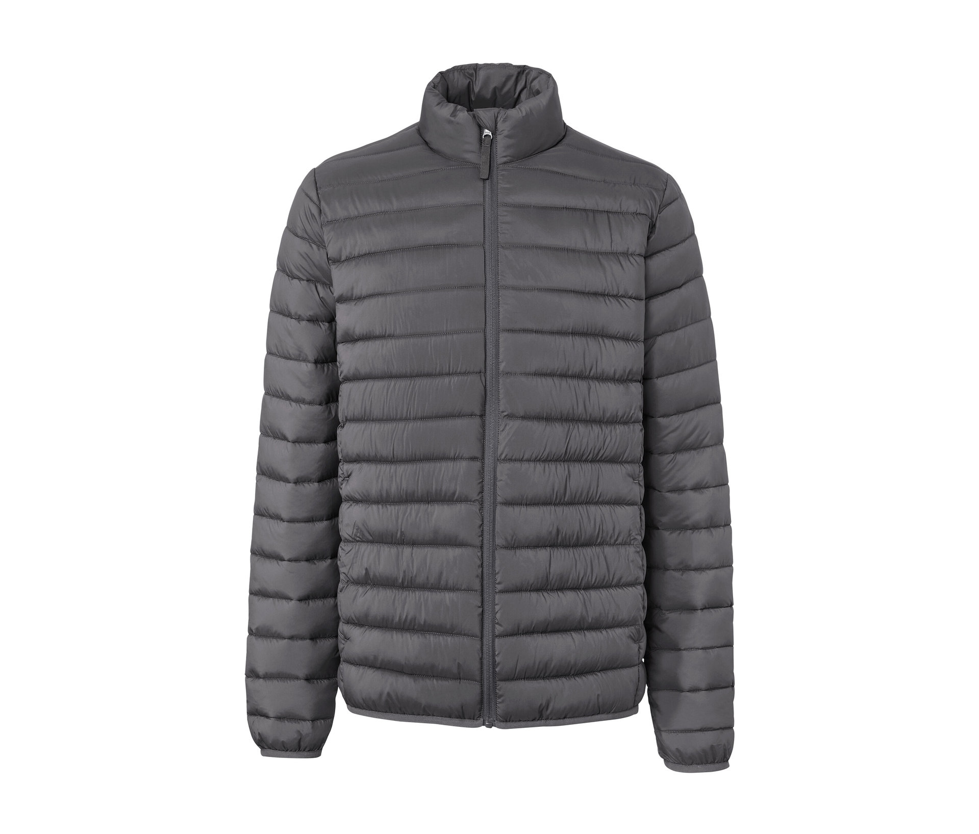 Verstaubare Steppjacke - Herren - Gr. S - dunkelgrau - dunkelgrau