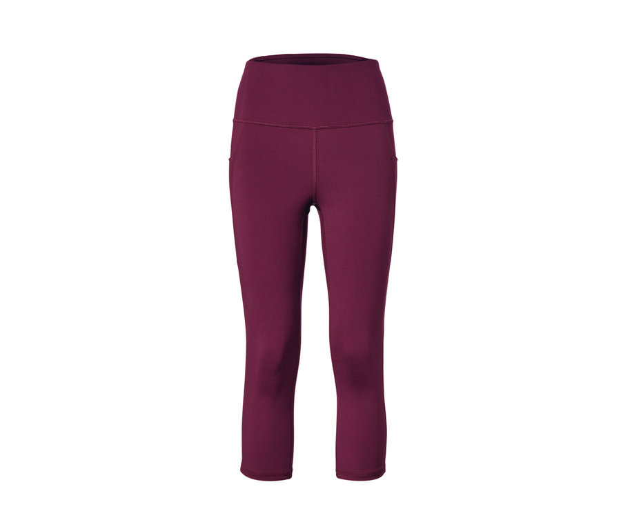 Eine 3/4-Sporttight in Beere.
