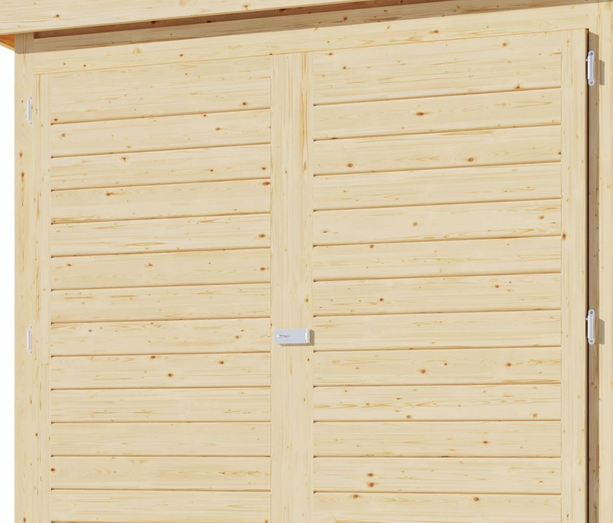 Thumbnail - Karibu Fahrradgarage für 3 Räder ohne Solarpaket - 162,5x216,5x167cm - natur - Holz