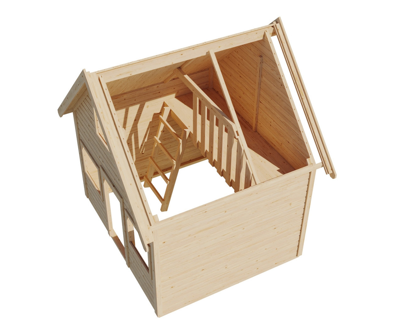 Thumbnail - Karibu Spielhaus »Kalle« - weiß