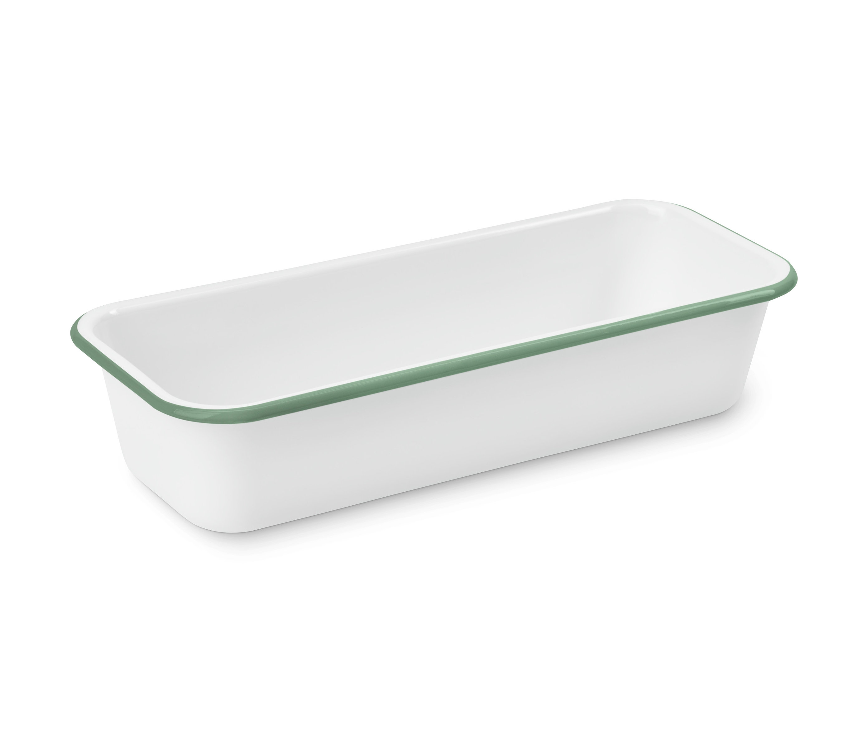 Tchibo - Emaille-Kastenform - hellgrün