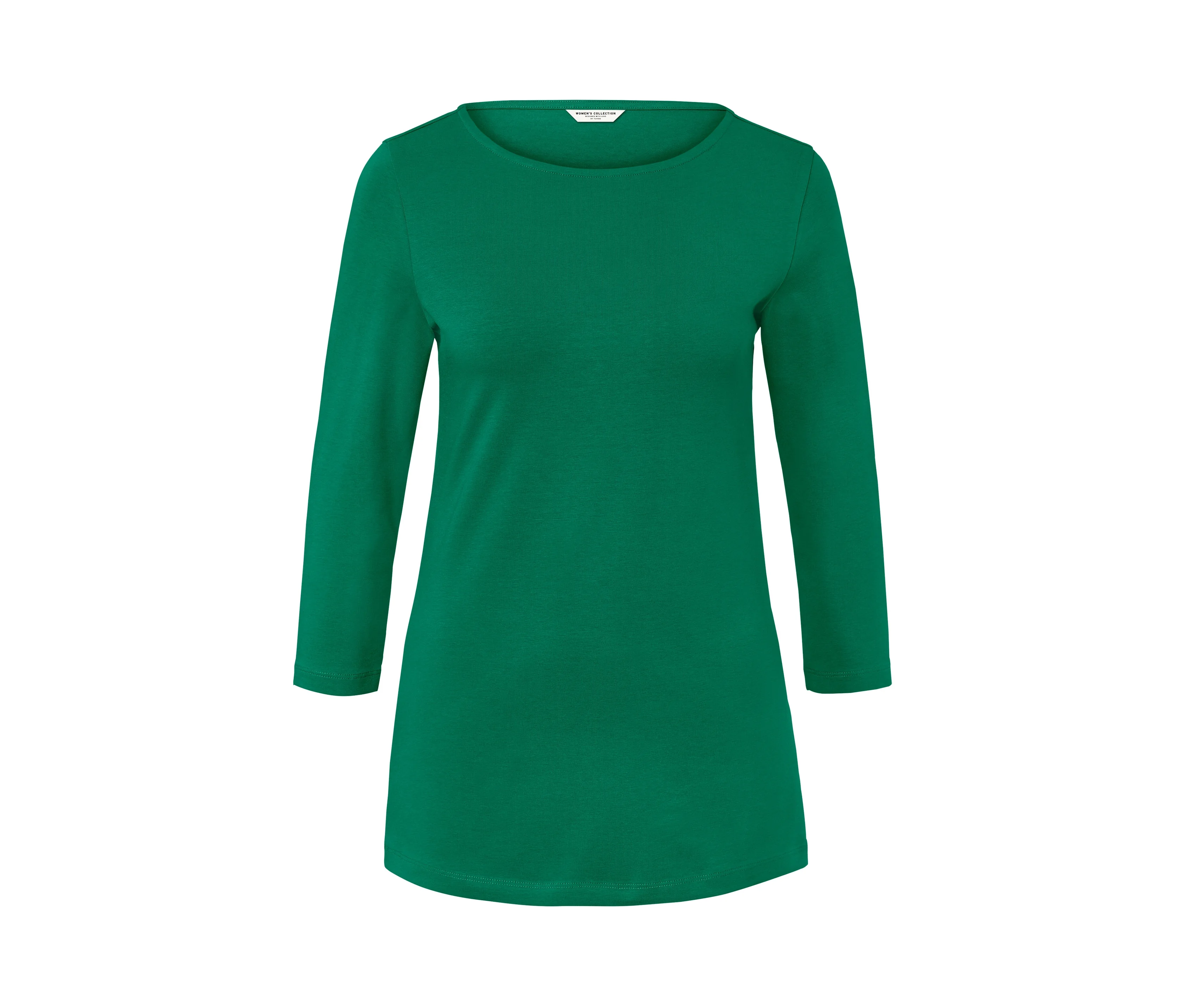arm günstig Kaufen-Tchibo - Shirt mit 3/4-Arm - Damen - Gr. L - grün. Tchibo - Shirt mit 3/4-Arm - Damen - Gr. L - grün <![CDATA[Shirt mit 3/4-Arm, grün Farbe: Grün Material: 95% Baumwolle, 5% Elasthan (Creora®) Maße: Gesamtlänge ca. 66,5 cm (Gr. M 40/42) Passform
