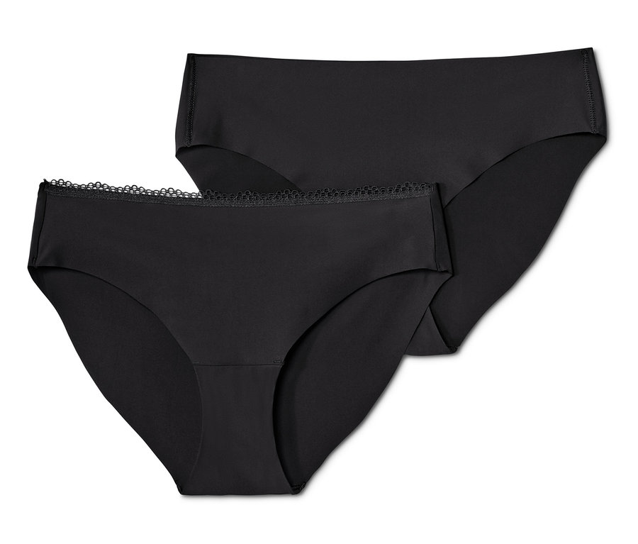 Zwei schwarze Magic-Cut-Slips übereinander.