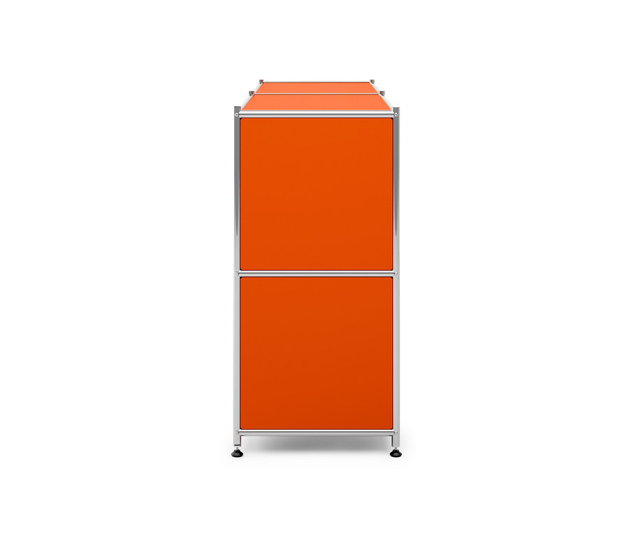 Oranges Sideboard Metall »CN3« mit 4 Klappenfächern.