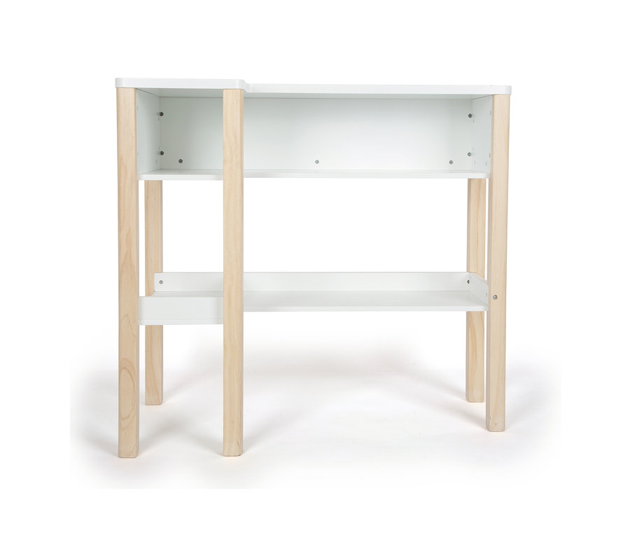 Leerer, weisser small foot Kaufladen kompakt »fresh« mit Holzbeinen.