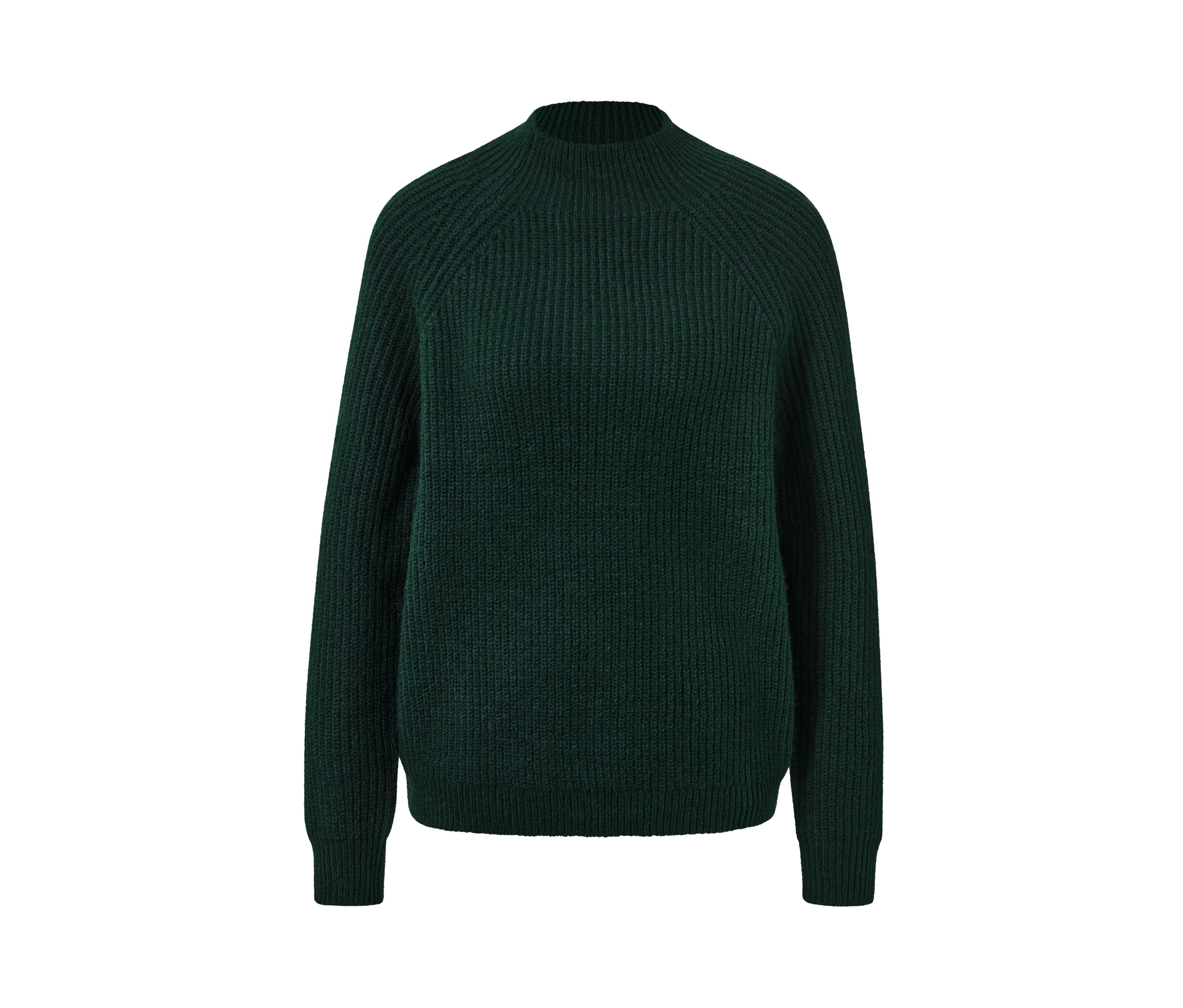 Tchibo - Strickpullover mit Stehkragen - Damen - Gr. XXL - dunkelgrün