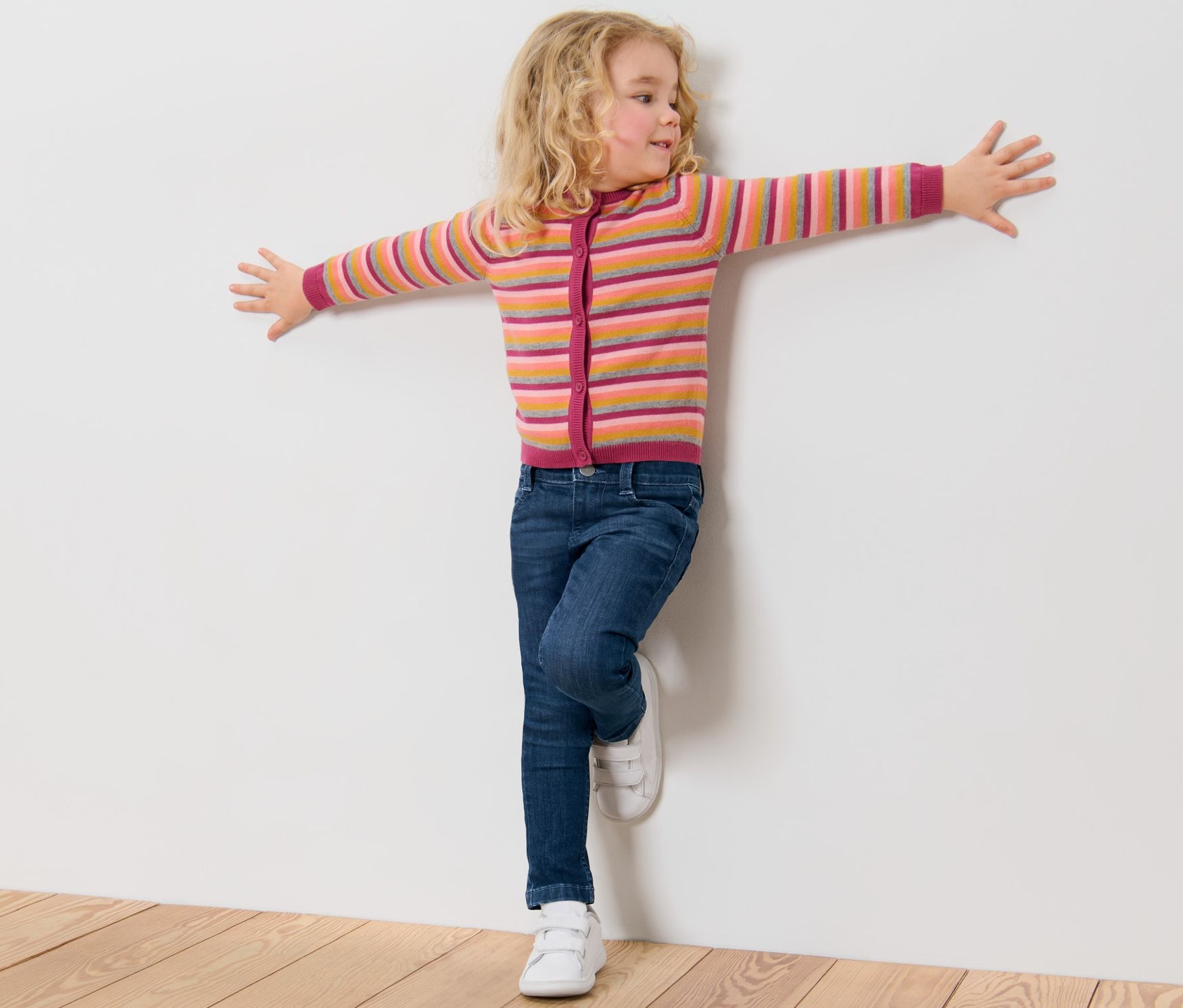 Thumbnail - Tchibo - Kinder-Jeans ‒ Fit »Lotta« - Mädchen - Gr. 110/116 - dunkelblau