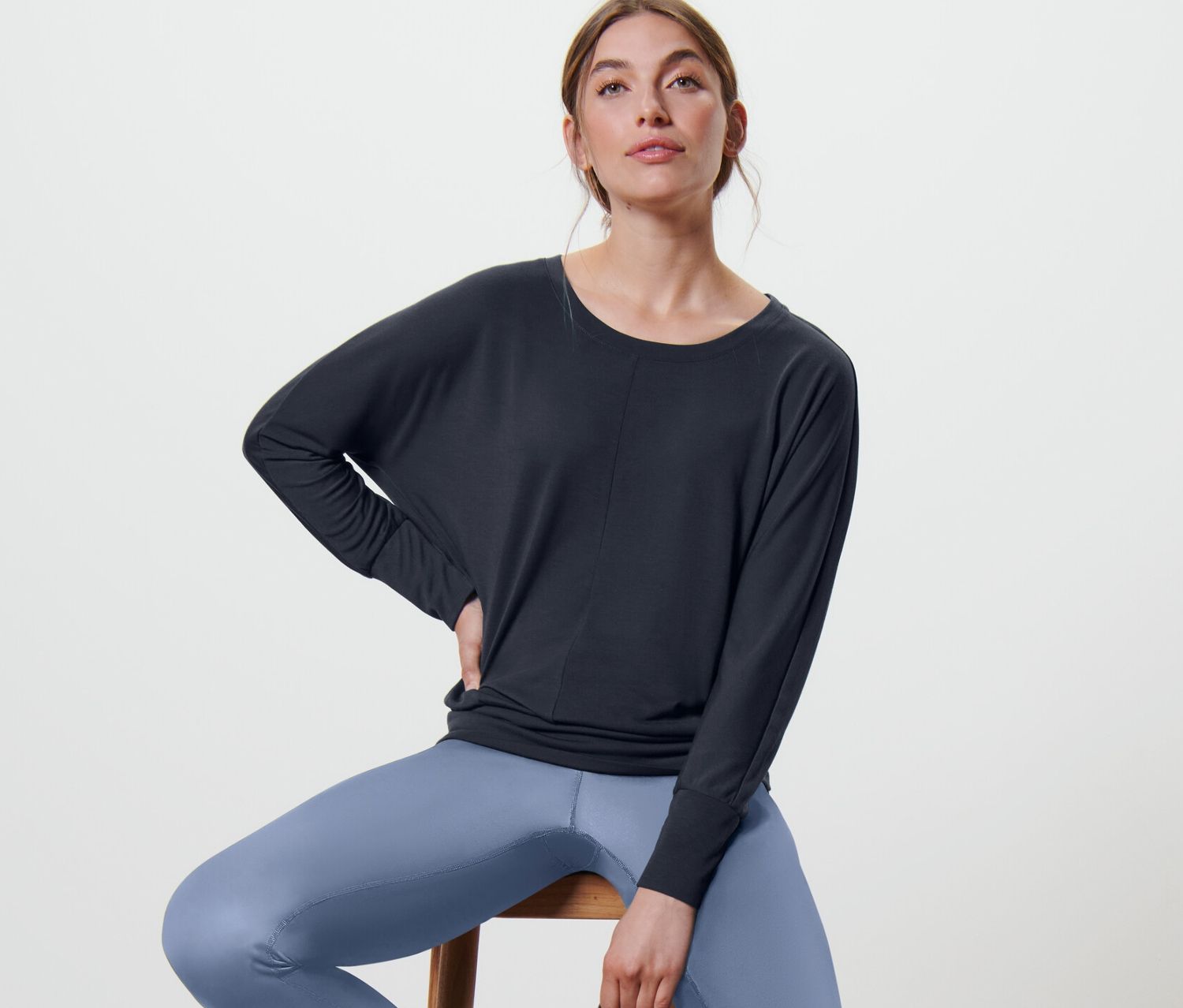 Thumbnail - Tchibo - Sport-und-Yogashirt - Damen - Gr. S - dunkelblau
