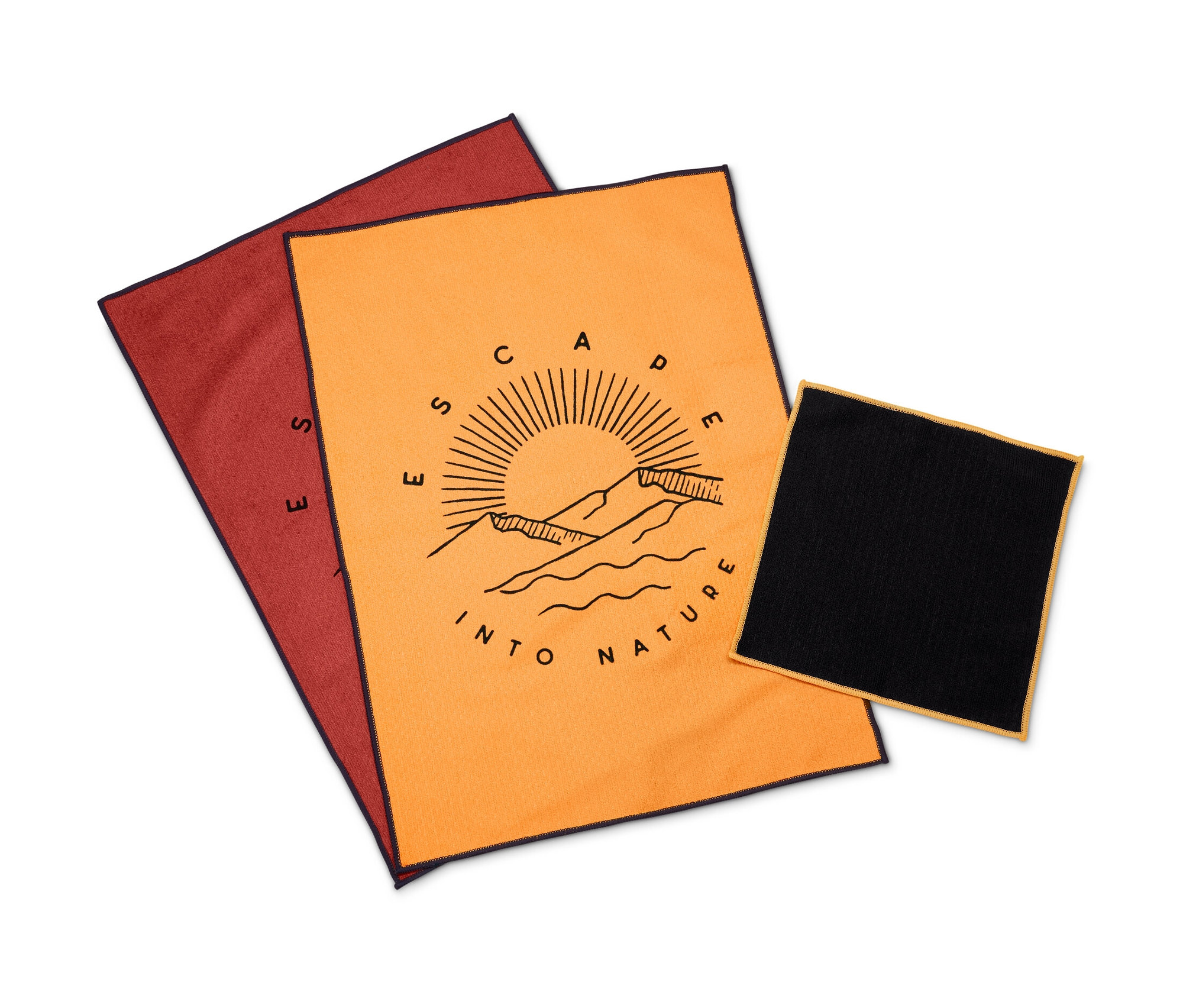 Tchibo - Geschirrtuch-Set - orange - Polyester