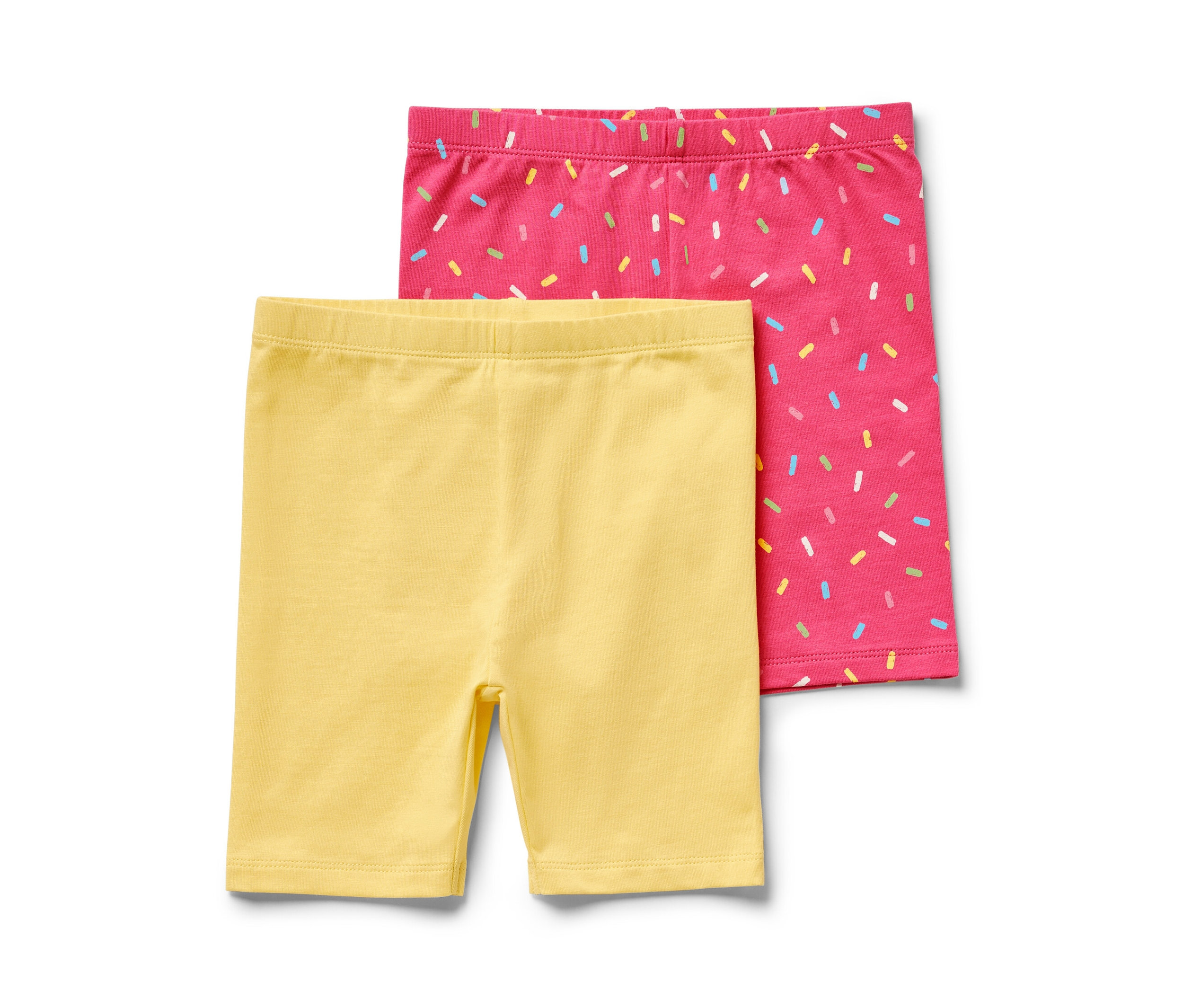 Tchibo - 2 Kinder-Radler-Leggings - Gr. 86/92 - gelb