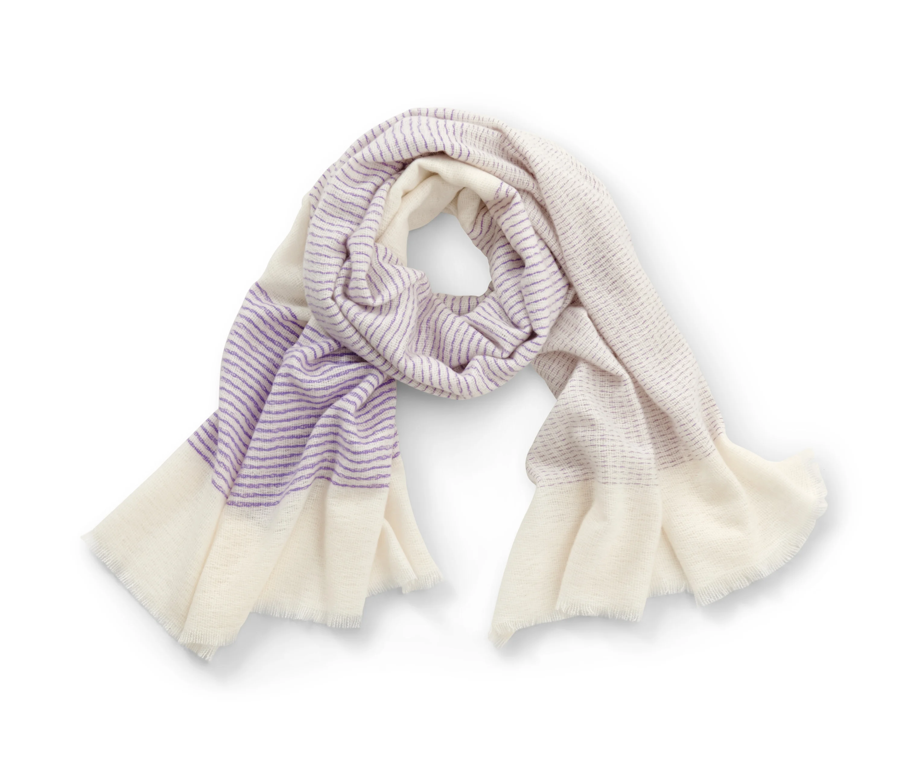 Creme Mit günstig Kaufen-Tchibo - Gestreifter Webschal - weiß. Tchibo - Gestreifter Webschal - weiß <![CDATA[Gestreifter Webschal Farbe: Cremefarben mit fliederfarbenen Streifen Material: 84% Polyester, 16% Viskose Maße: Ca. 75 x 200 cm Weiche, leichte QualitätOffene Ka