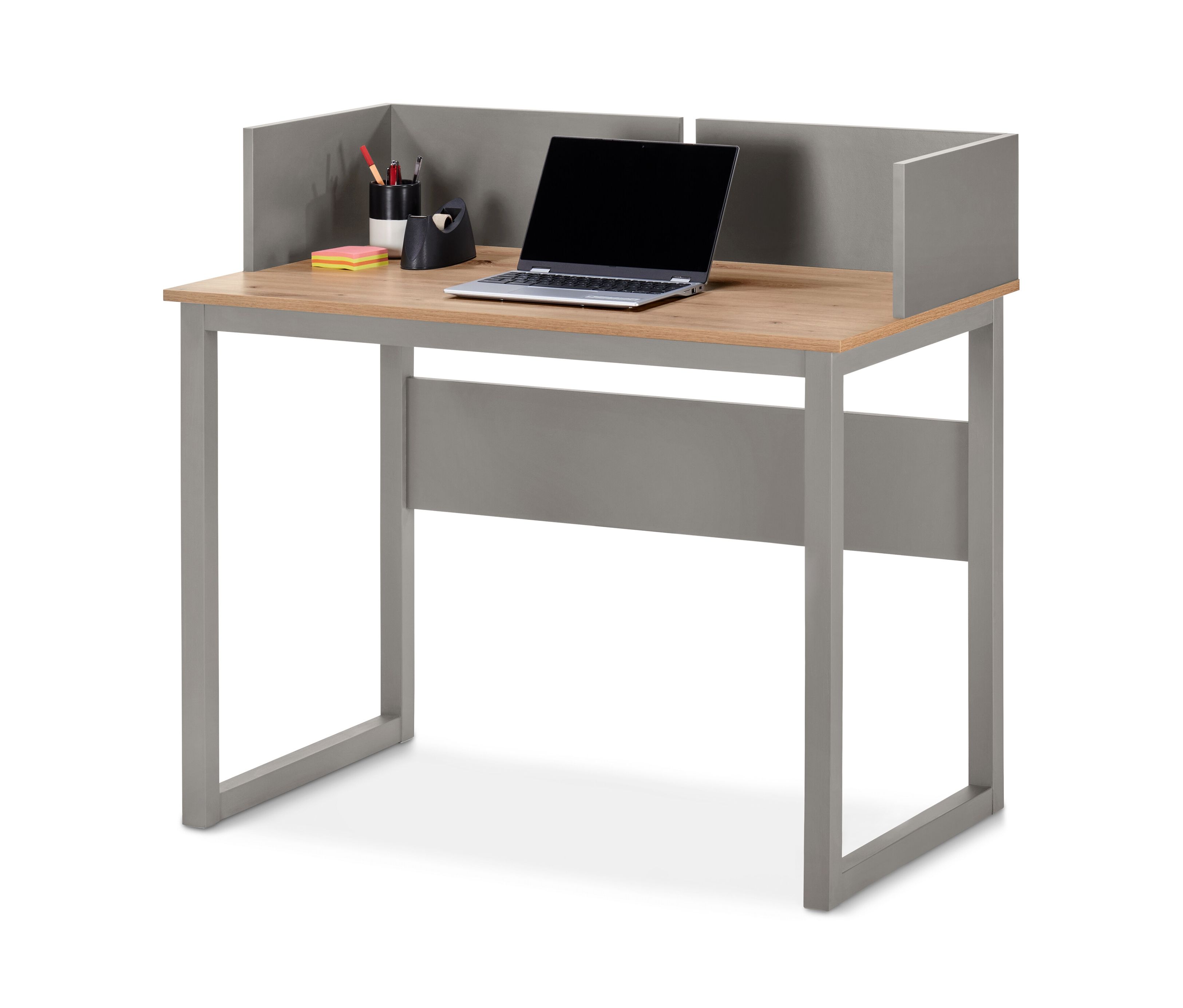 Tchibo - Sekretär mit seitlicher Umrandung - 100x60x93,5cm - braun - Holz / Buchenholz