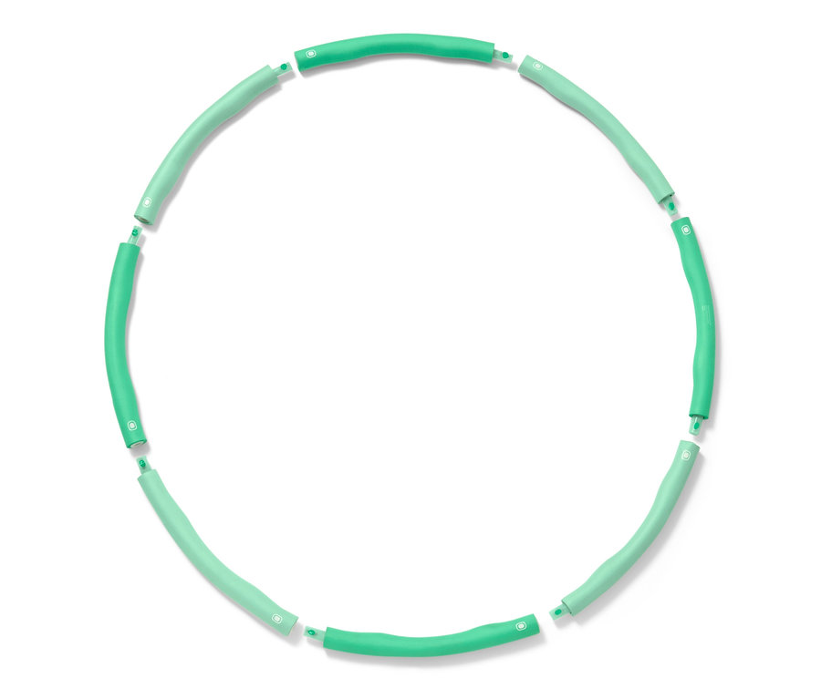 Darstellung eines grünen Fitnessreifens.