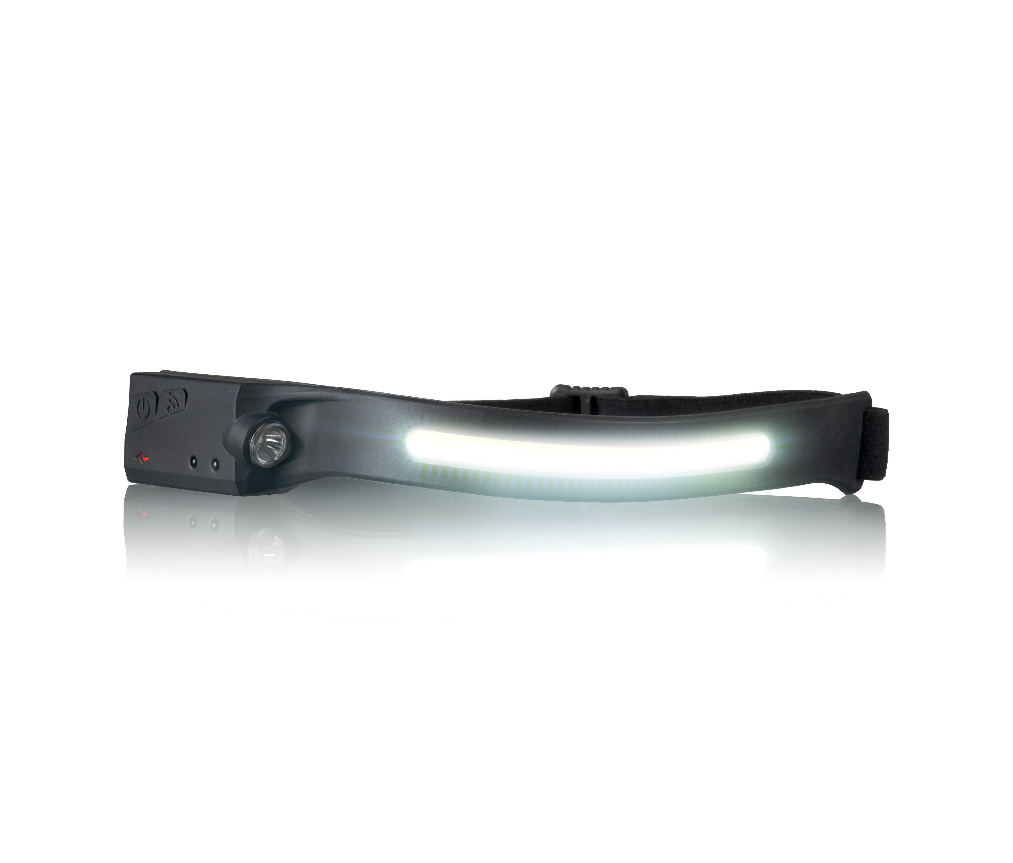 Thumbnail - National Geographic Iluminos Stripe-Stirnlampe mit LED-Streifen - schwarz