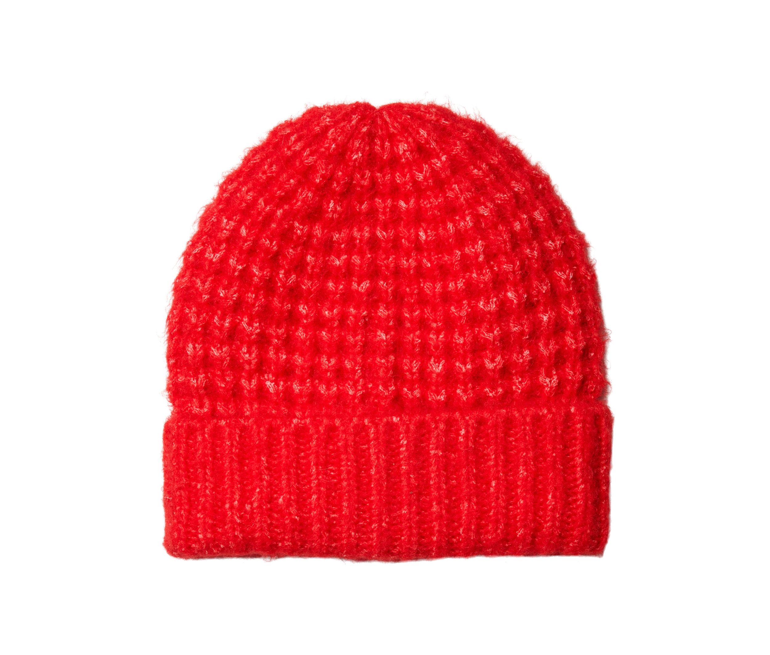 Tchibo - Strickmütze - rot