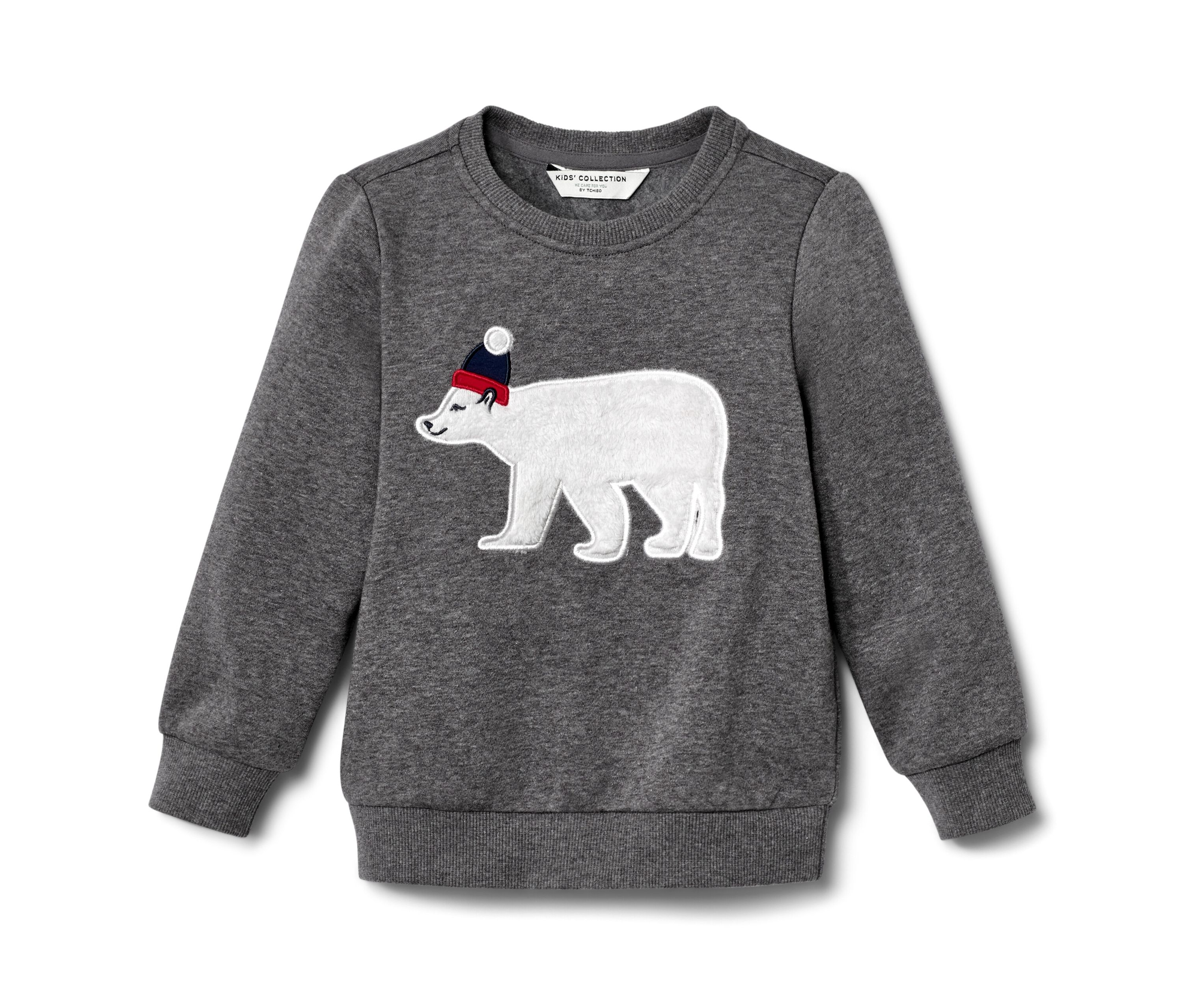 Tchibo - Kinder-Sweater - Baby - Gr. 62/68 - dunkelgrau