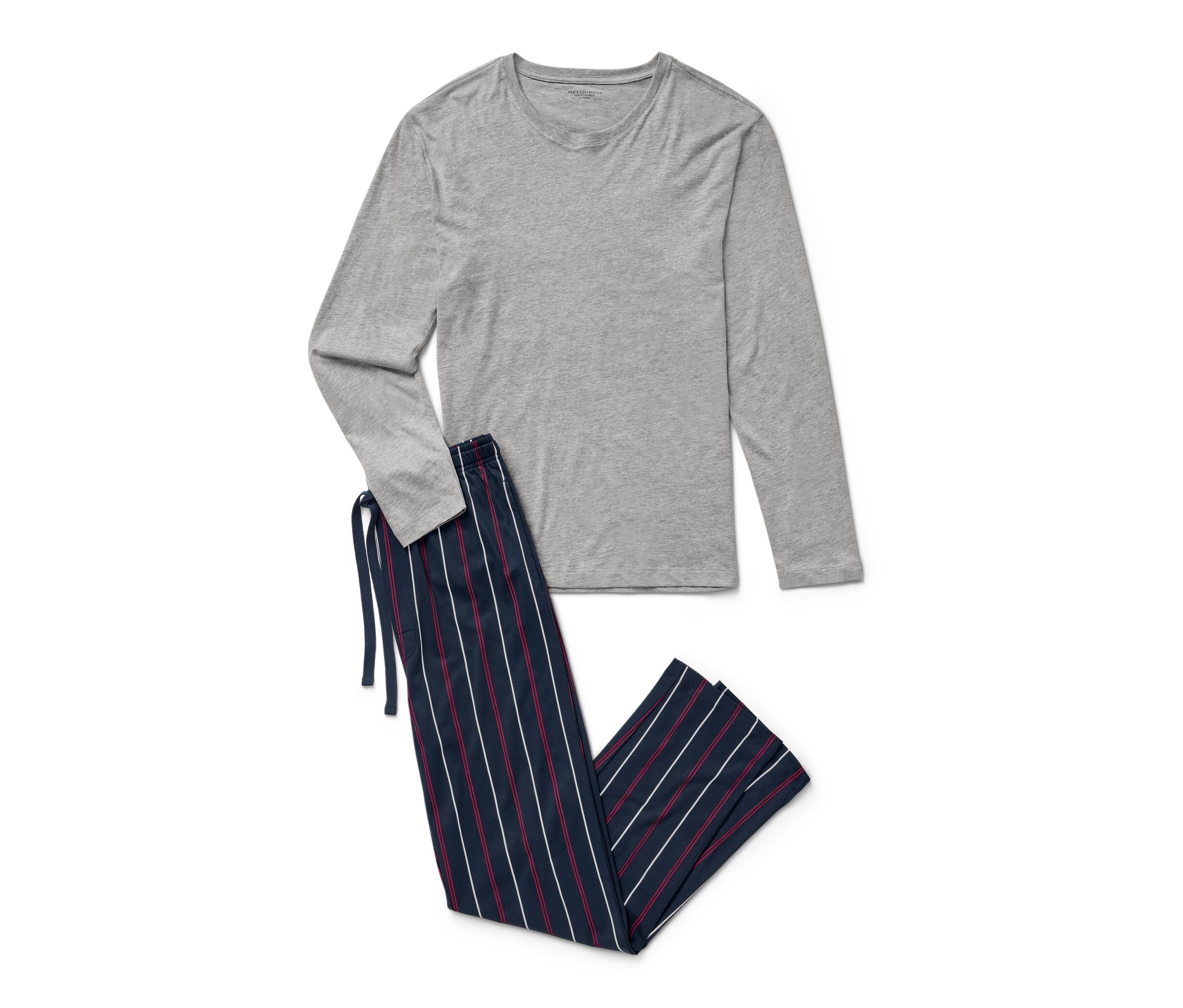 Tchibo - Pyjama - Herren - Gr. 4XL - dunkelblau/gestreift