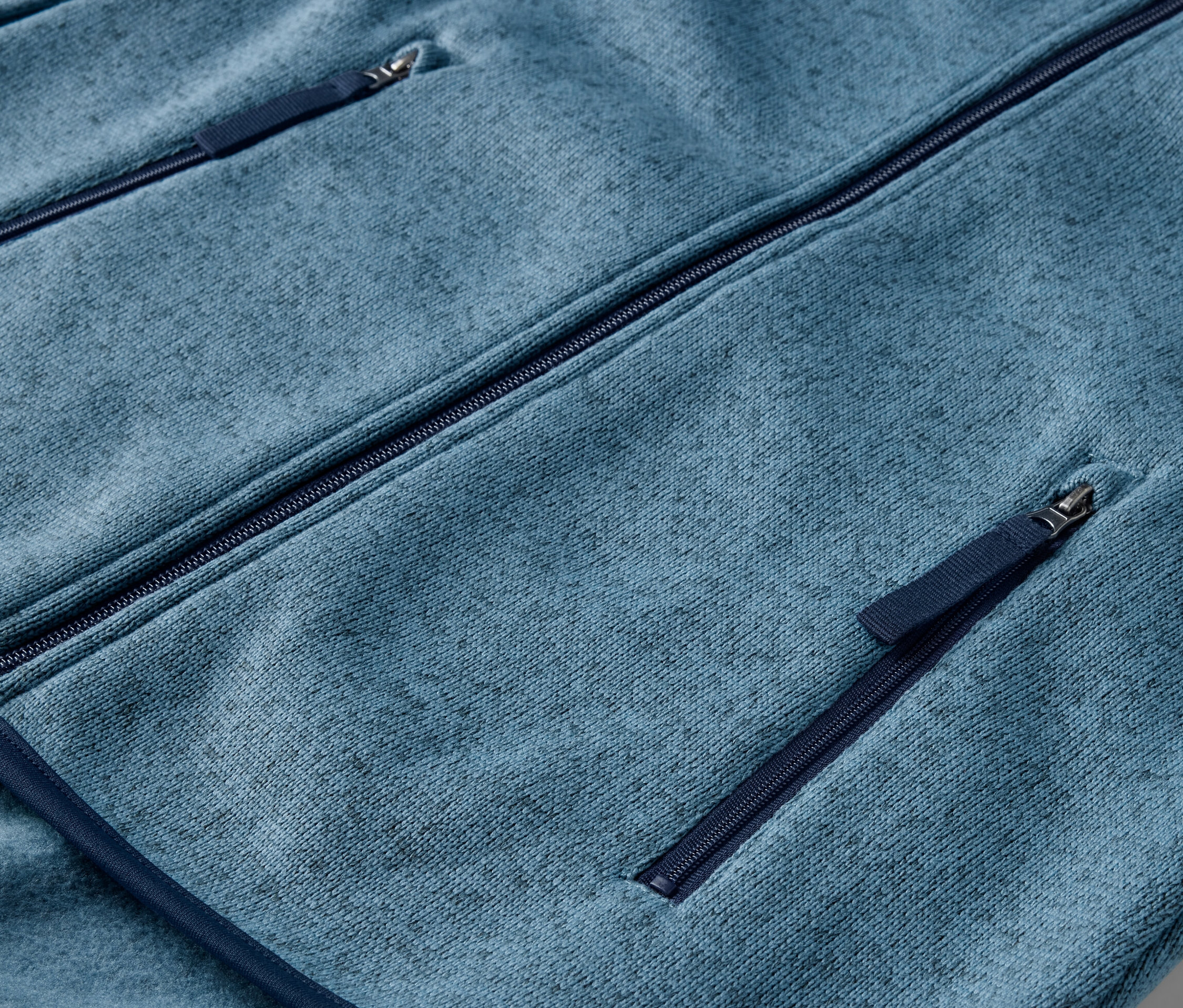 Thumbnail - Tchibo - Strickfleece-Jacke - Damen - Gr. S - blau