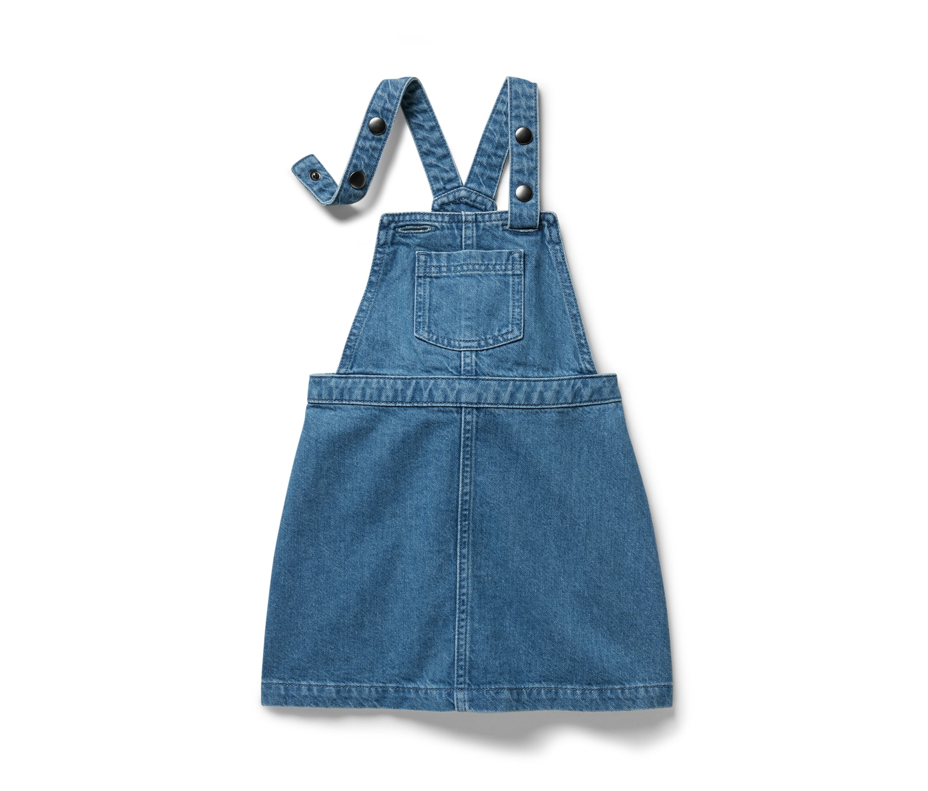 Thumbnail - Tchibo - Kinder-Latzkleid - Mädchen - Gr. 122/128 - blau