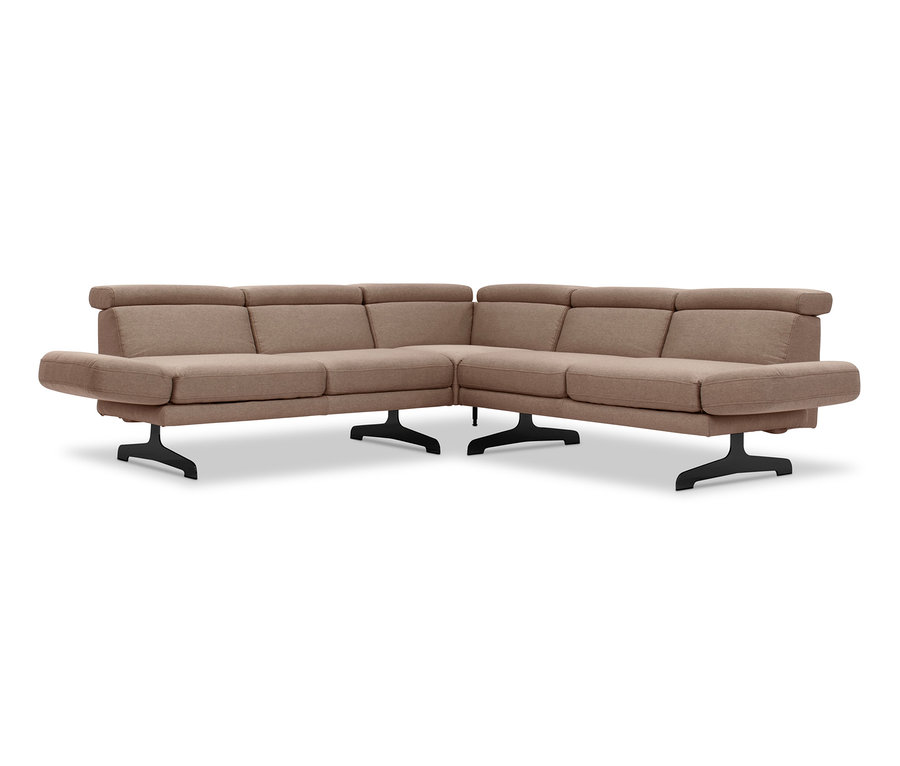 Ecksofa »Amantea«, groß, Coffee.