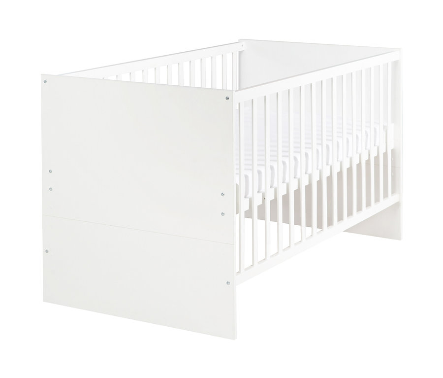 Weißes roba "Anton" Kombi-Kinderbett, 70 x 140 cm.