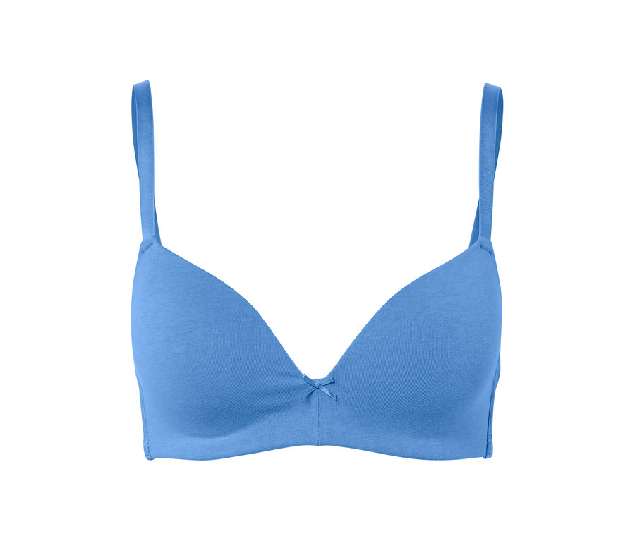 Blauer Softschalen-BH.