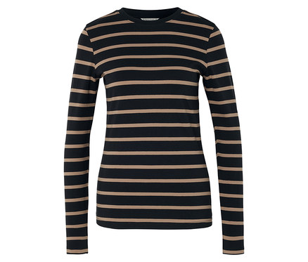 Gestreiftes Langarmshirt