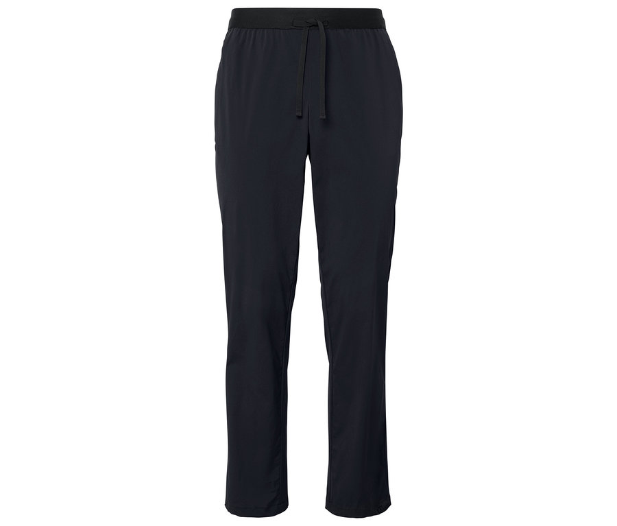 Dunkelblaue Funktionshose mit Kordelzug.