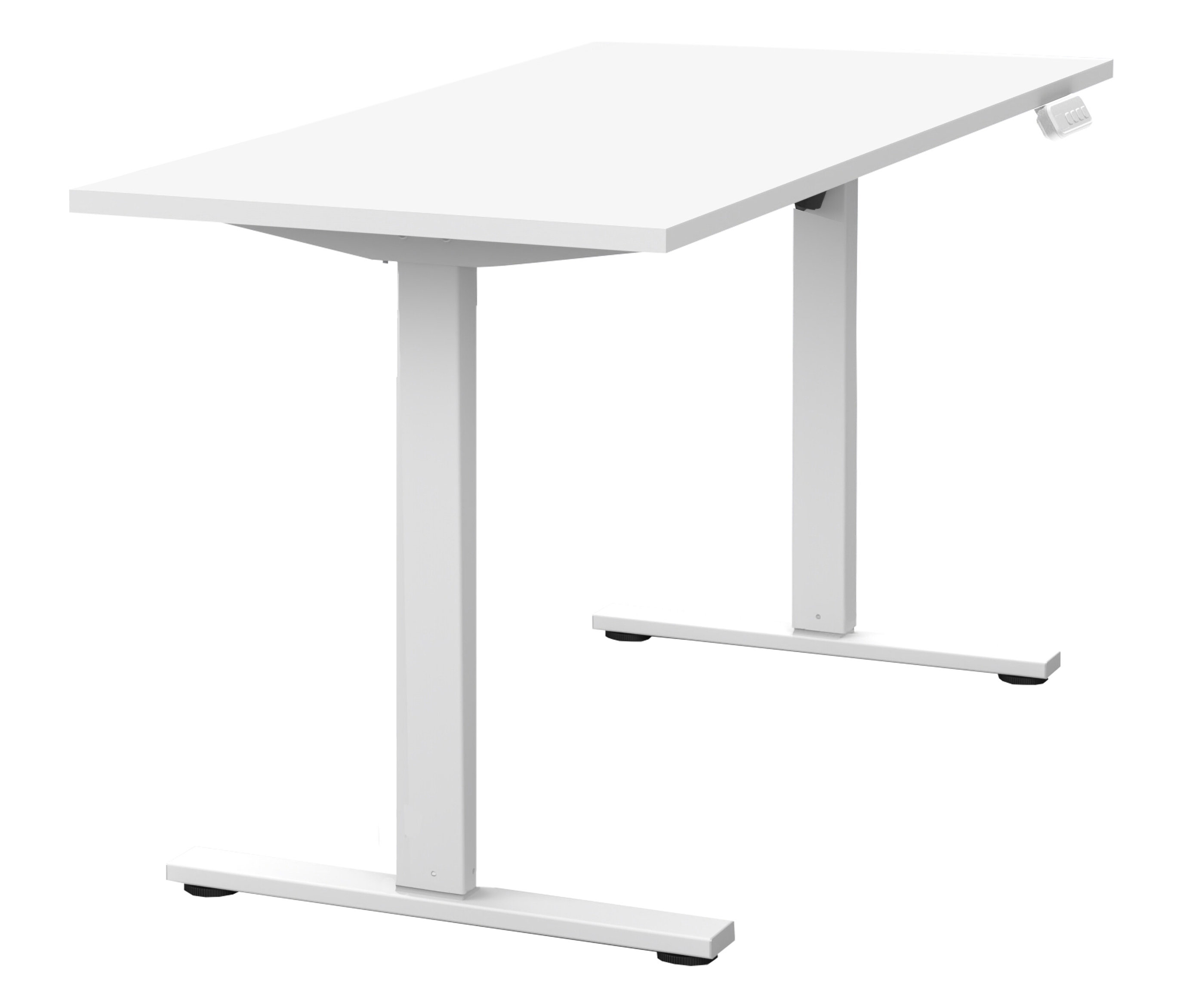 Tchibo - Elektrischer Schreibtisch »Torge L138« - 138x60x72,7cm - weiß -