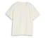 Das weiße Tom Tailor T-Shirt mit Print liegt flach.