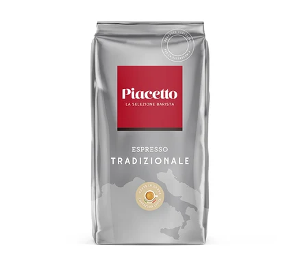 Eine Packung Tradizionale Espresso - 1 kg Ganze Bohne von Piacetto.