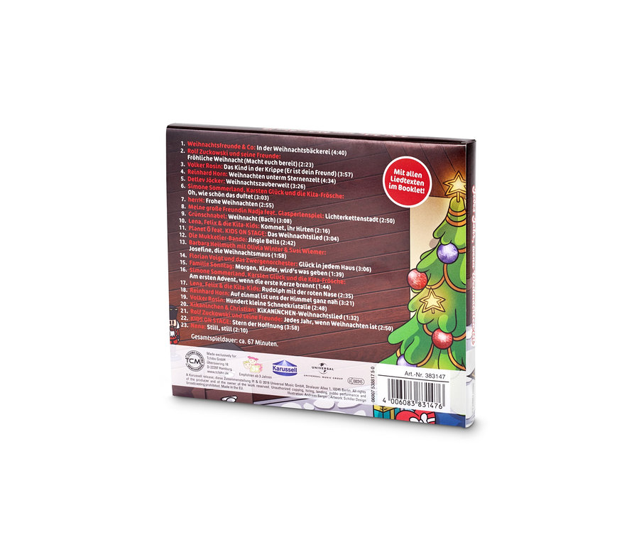 Cover der CD »Jedes Jahr, wenn Weihnachten ist« mit Weihnachtsbaum.