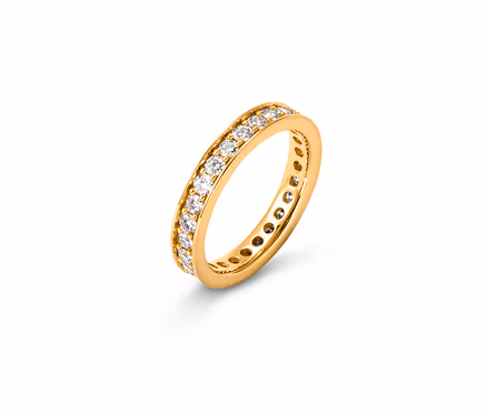 Goldring mit 24 Brillanten.