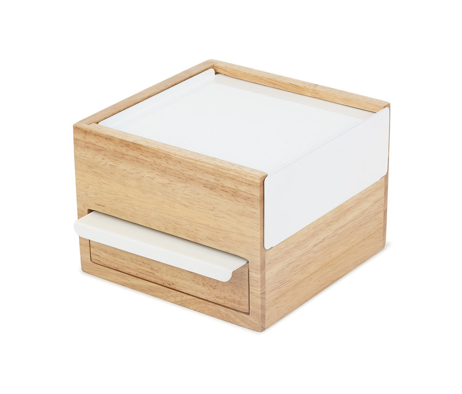 Ein Schmuckkasten mit Schublade.